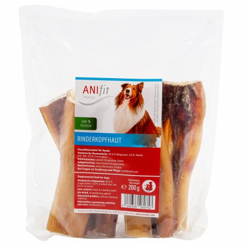 Hond Snacks Hoofdhuid 200g 1 Stuk -1- Anifit